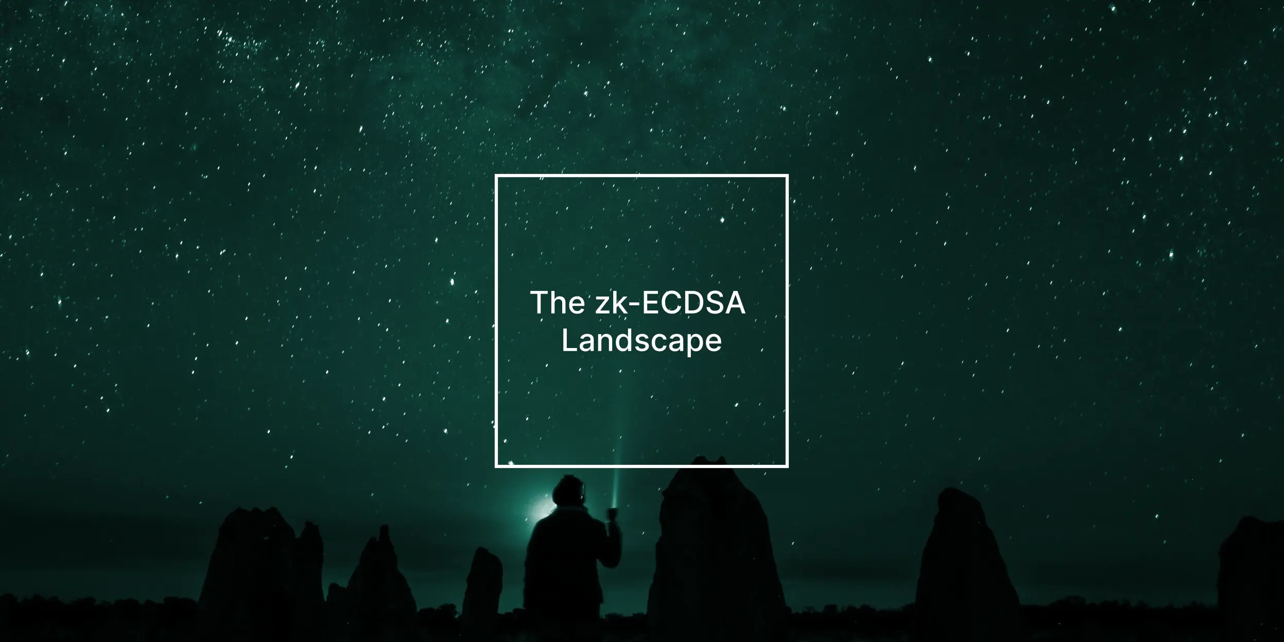The zk-ECDSA Landscape